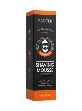 Mens Shaving Foam Mousse Soften Beard Shaving Cream