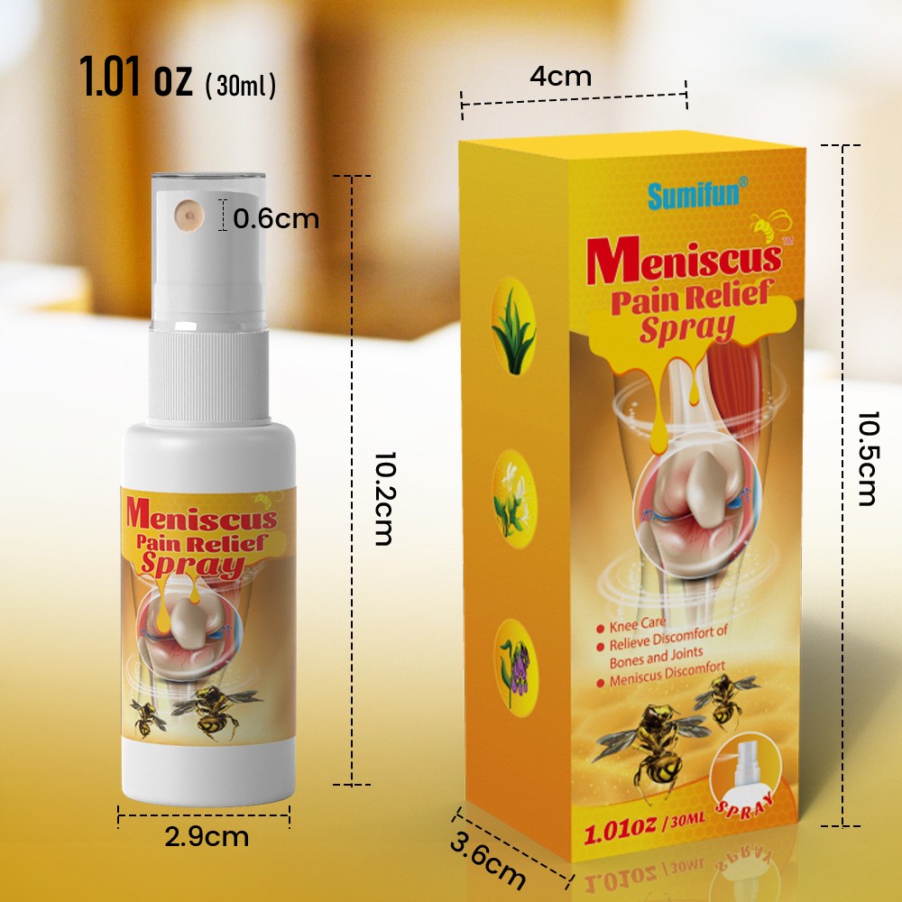 Bee Venom Meniscus Pain Relief Spray Muscle Joint Massage - 实物图