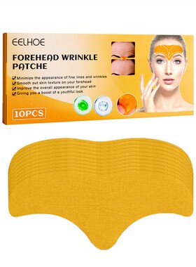 10pcs/set Facial Forehead Wrinkle Patches Firming Mask Anti