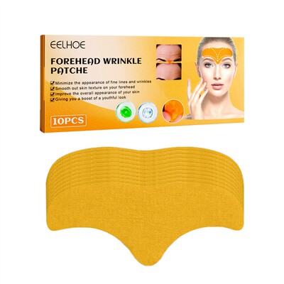 10pcs/set Facial Forehead Wrinkle Patches Firming Mask Anti