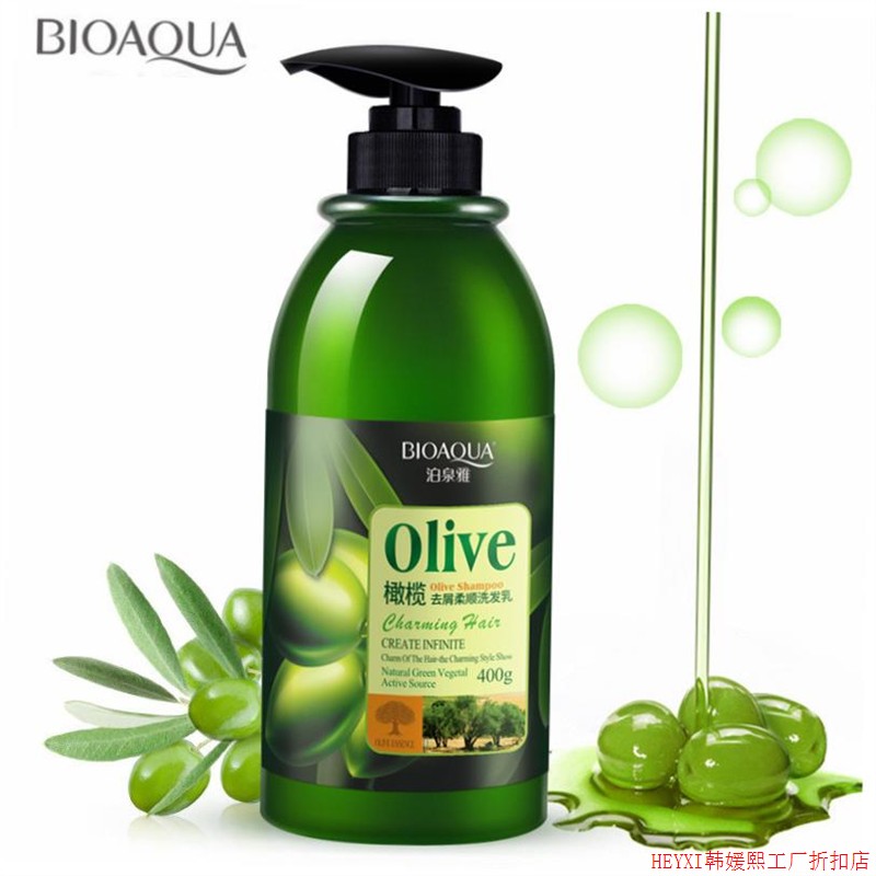 Olive Shampoo MEN WOMEN hair Nourishes橄榄油洗发水洗发露400g