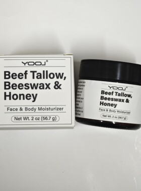 蜂蜜牛脂膏Beef Tallow Beeswax and Honey牛油黄蜂蜜面霜牛脂膏