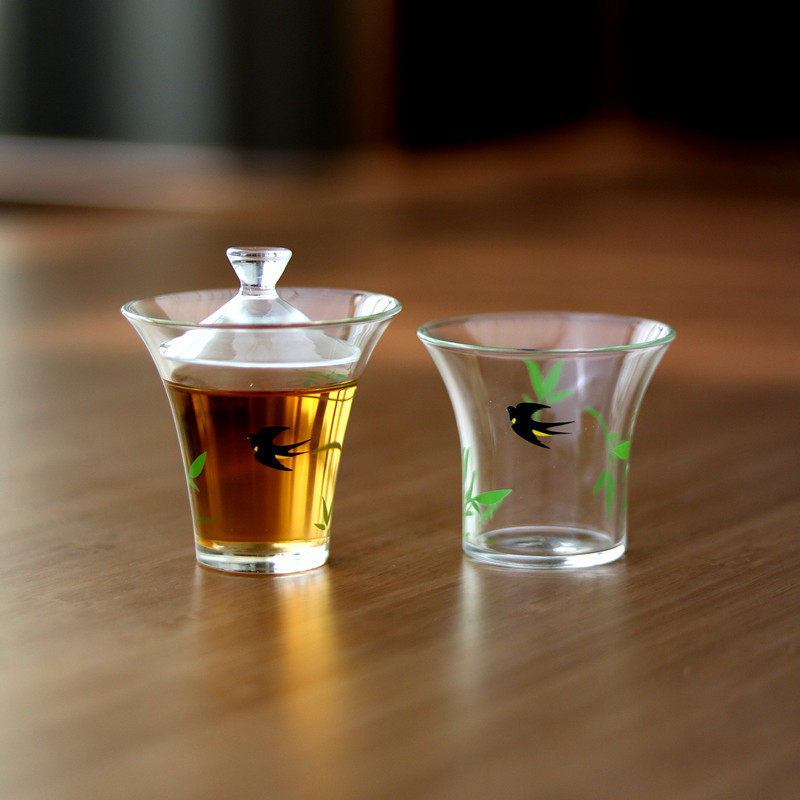 45ml一口小盖碗一人饮一壶一杯