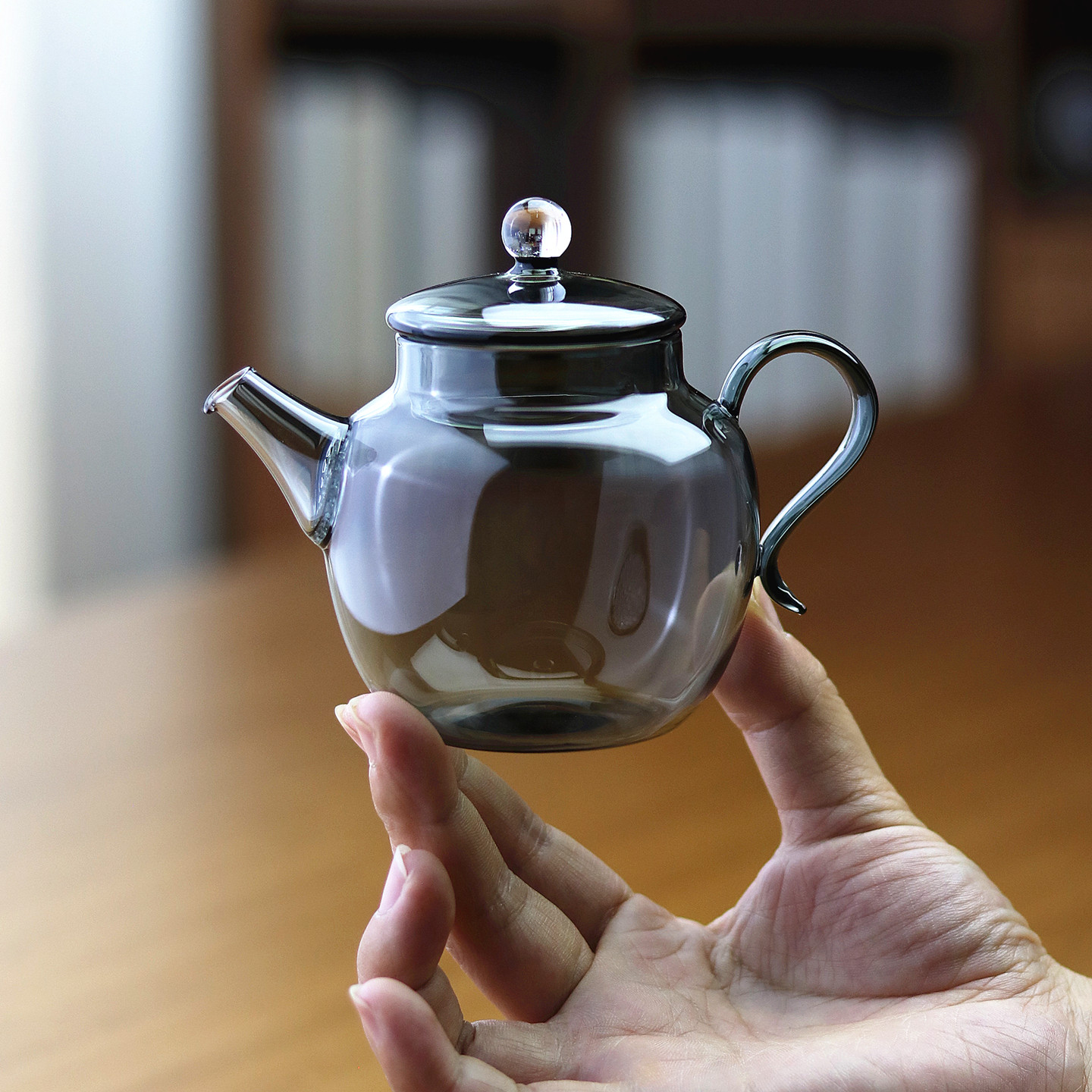 高端迷你泡茶壶一人饮玻璃花茶壶图片