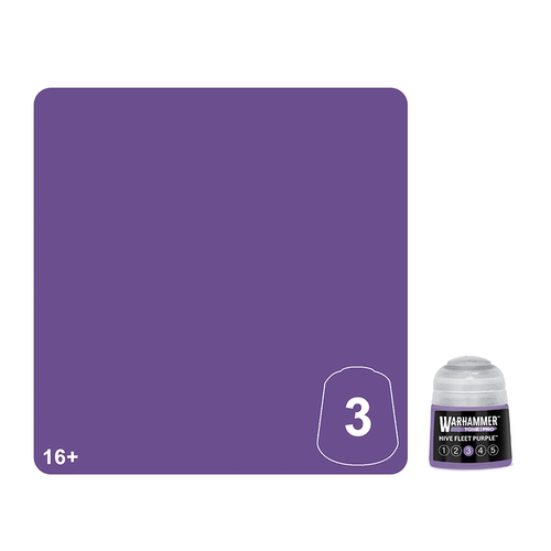 战锤 Tone Pro: Hive Fleet Purple 3 紫色 颜料漆 12ml