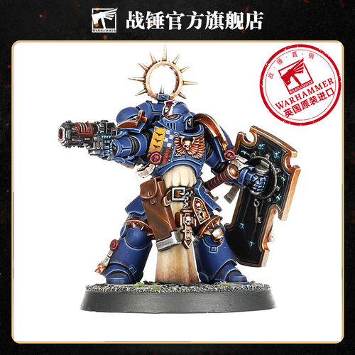 战锤40K：配备风暴盾的星际战士副官