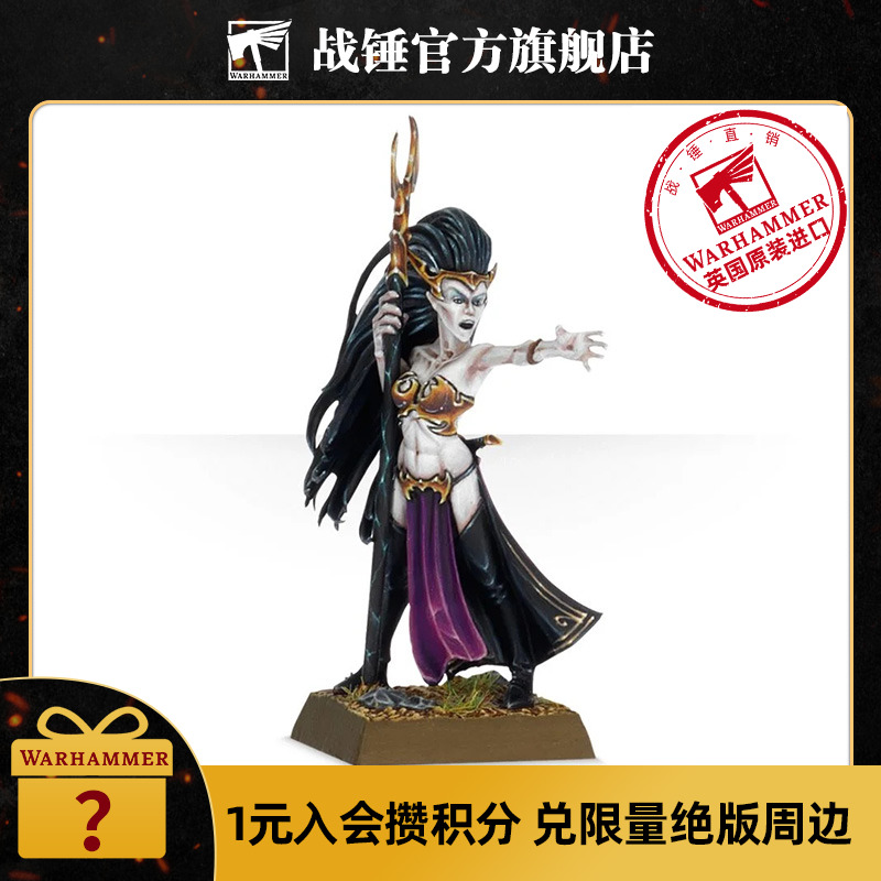 战锤40k 黑暗精灵至高女巫warhammer dark elf supreme sorceress