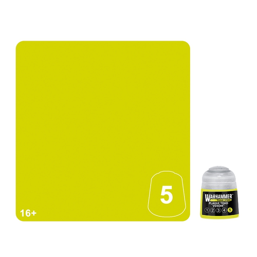 战锤 Tone Pro: Plague Toad Venom 5 绿色 颜料漆 12ml