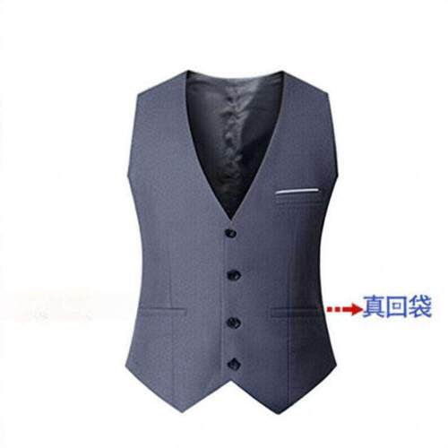 新品修身韩版男士工作服西装马甲