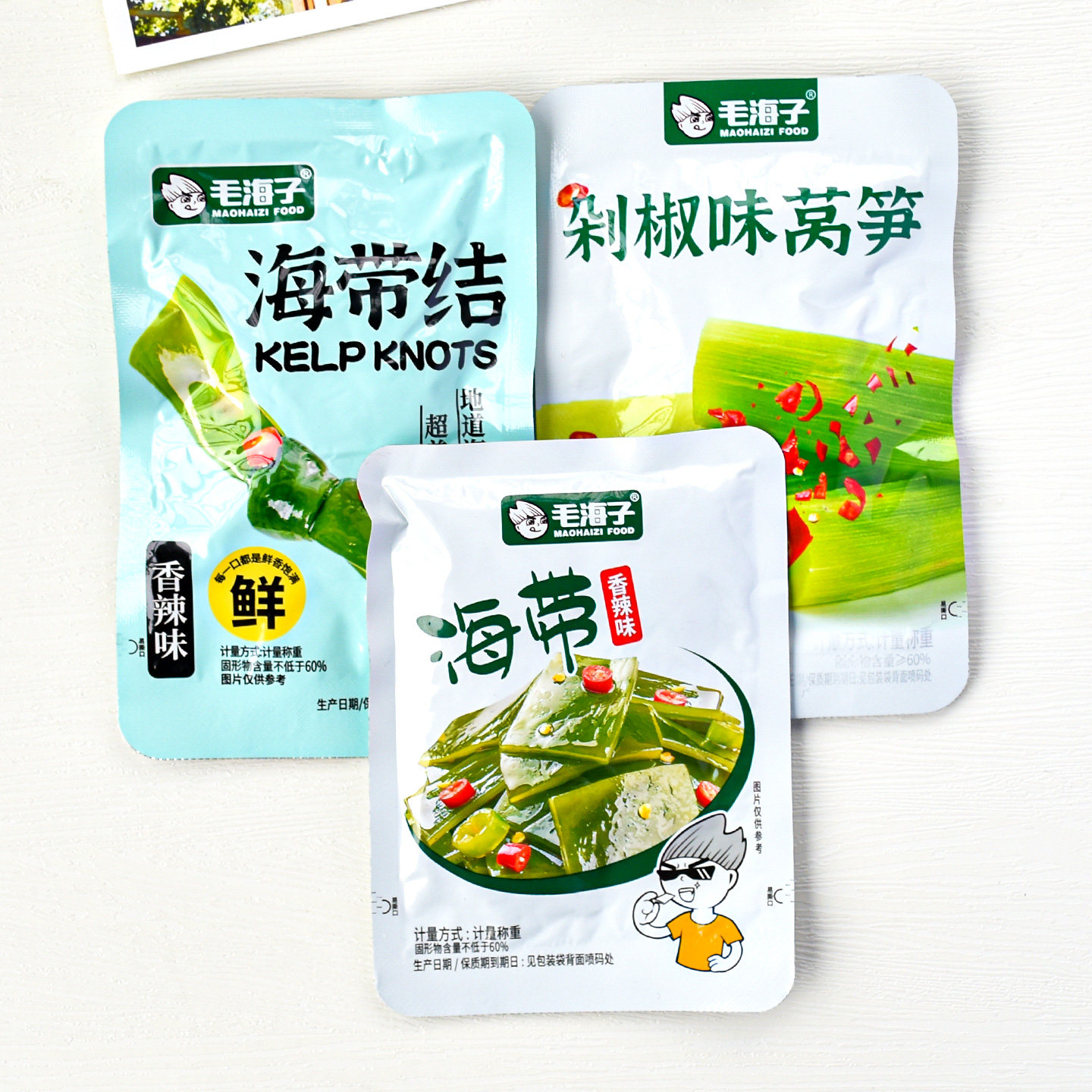 毛海子海带海带结香辣味莴笋图片