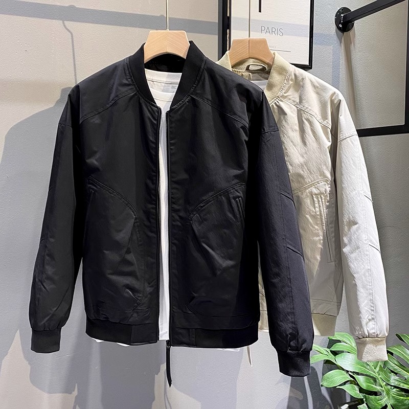 新款棒球服男士防风工装夹克外套