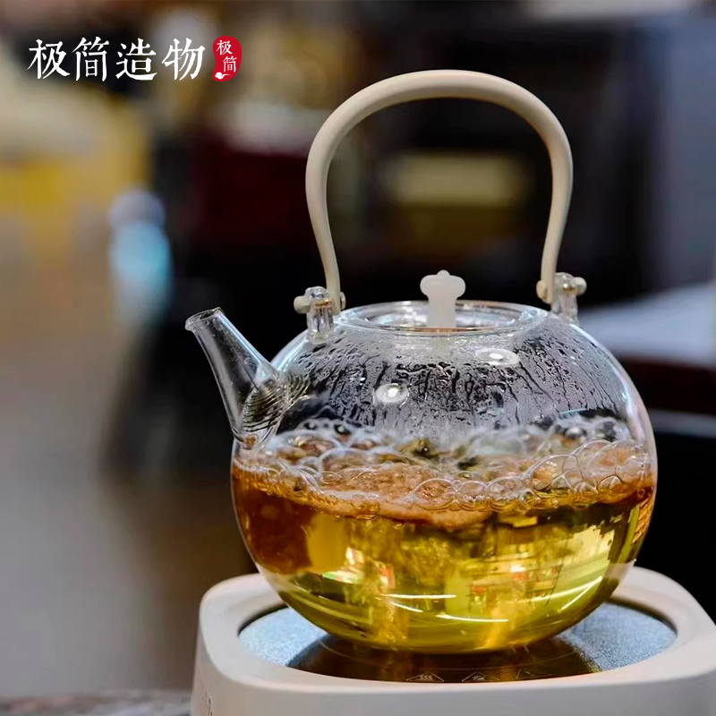 大容量提梁溪山乾坤壶