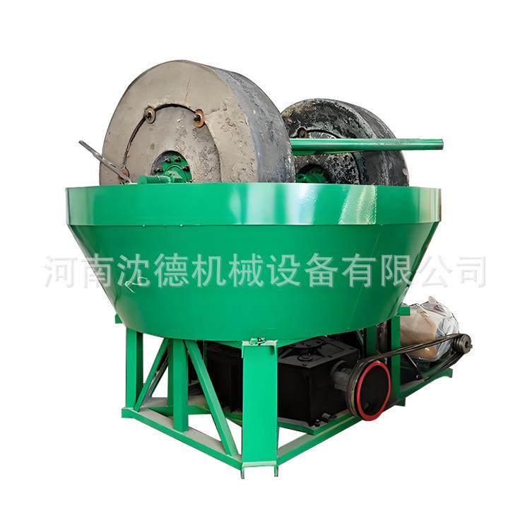 出口选矿设备大型碾金机金矿选金设备磨粉机重精石矿物研磨设备