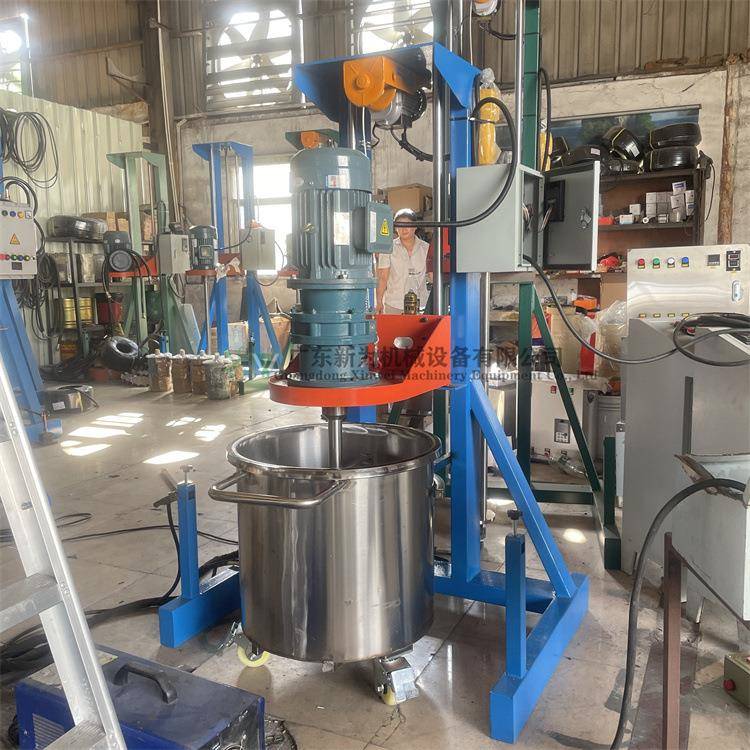 厂家销售油漆涂料电动升降分散机化工液体搅拌机胶水混合设备
