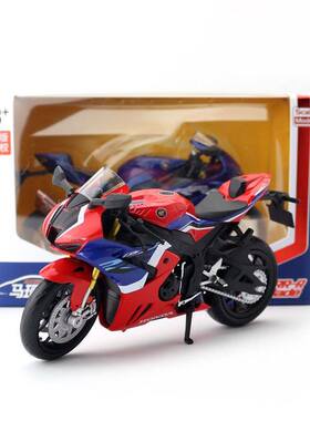 1:12本田CBR 1000RR-R火刃合金模型机车儿童玩具摩托车盒装马珂垯