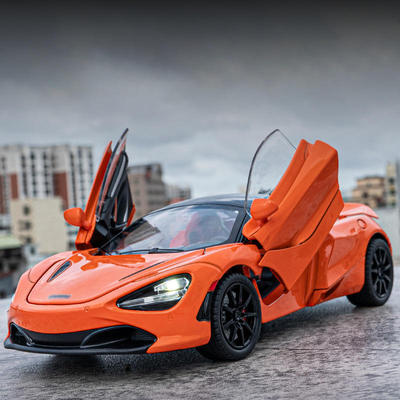 新款车致1:24迈凯仑720S声光车儿童玩具超跑仿真合金汽车模型摆件