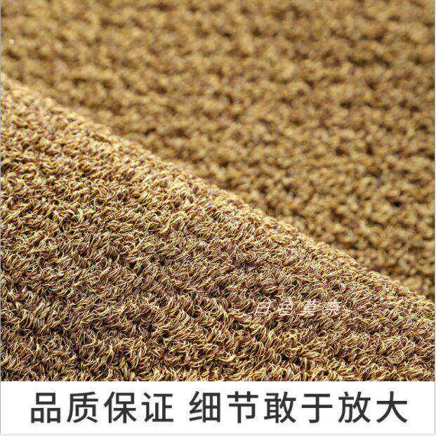 新款现代简约丙纶入户进门除尘防滑地毯 家用耐磨耐蹭刮泥垫地垫