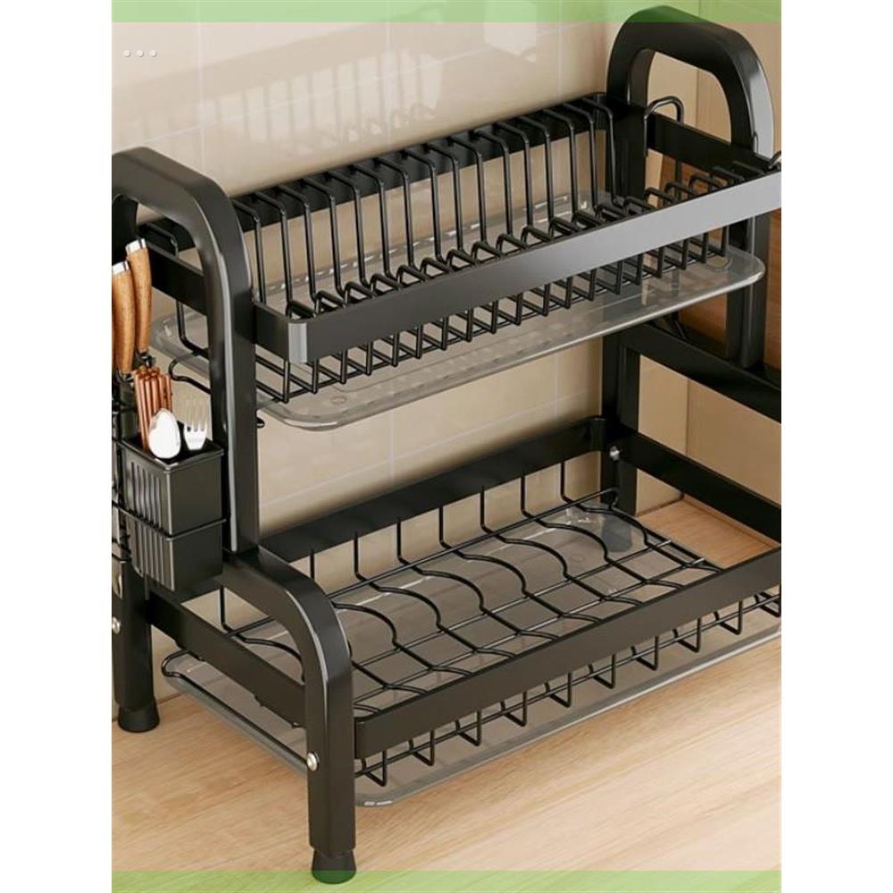 厨房碗架沥水架碗柜置物架家用台面多功能放碗盘碗筷碗碟收纳架盒