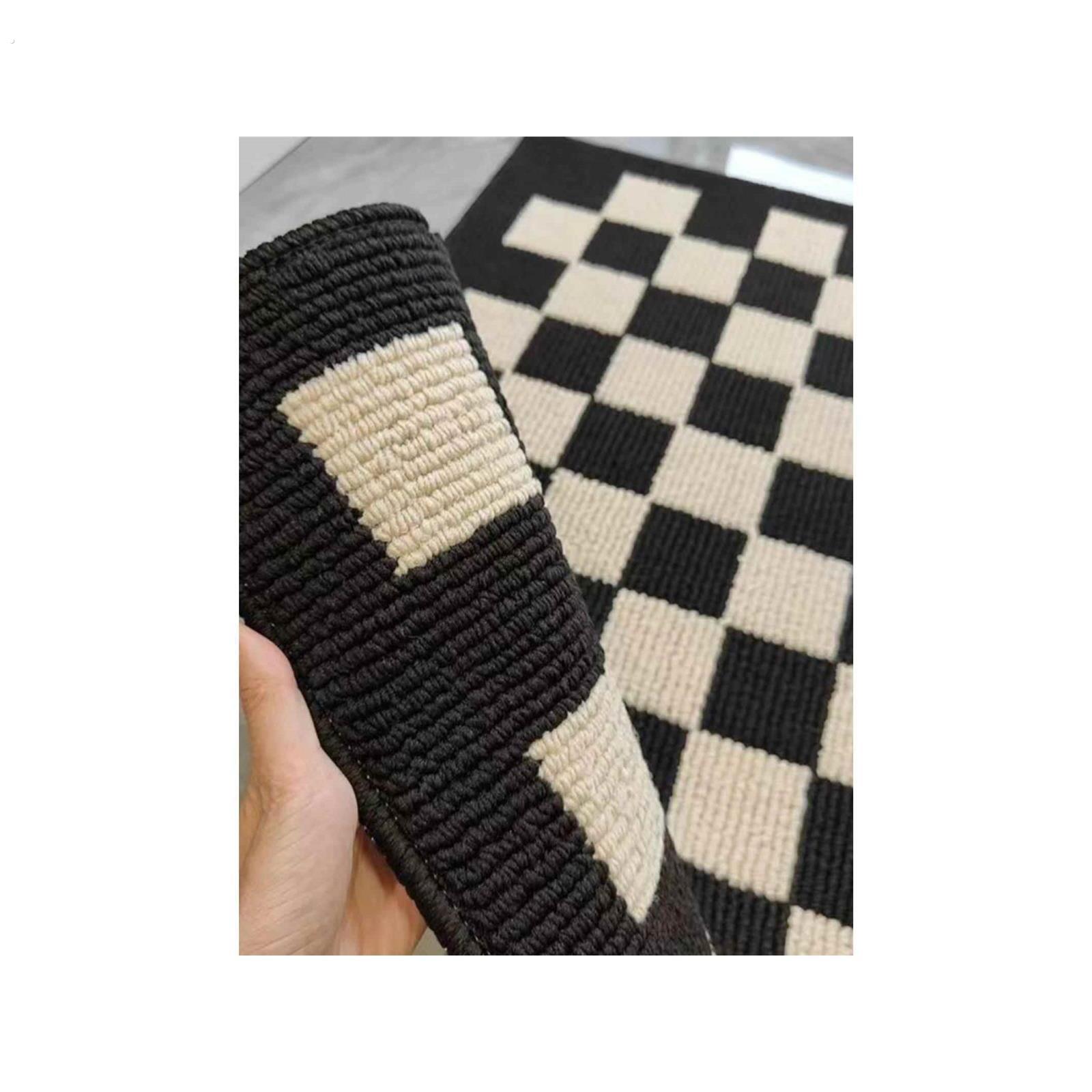 棋盘格入户门垫高档家用门口地垫进门除尘防滑脚垫大尺寸耐脏地毯