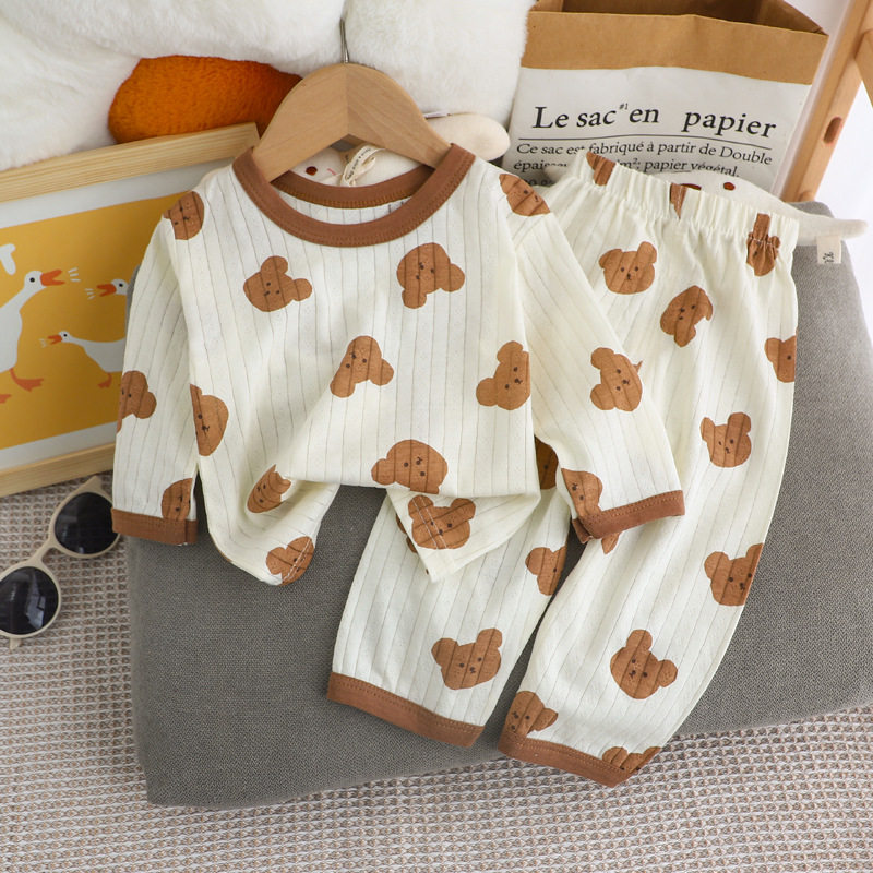儿童夏季全棉空调服套装