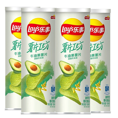 乐事薯片工坊牛油果芥末味