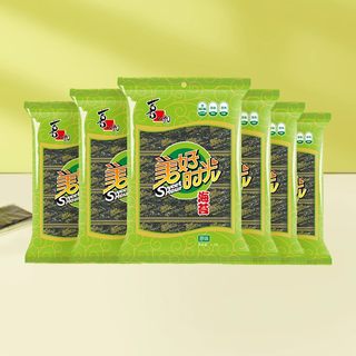 【U先试用】美好时光原味海苔8袋装 寿司紫菜儿童零食海味营养