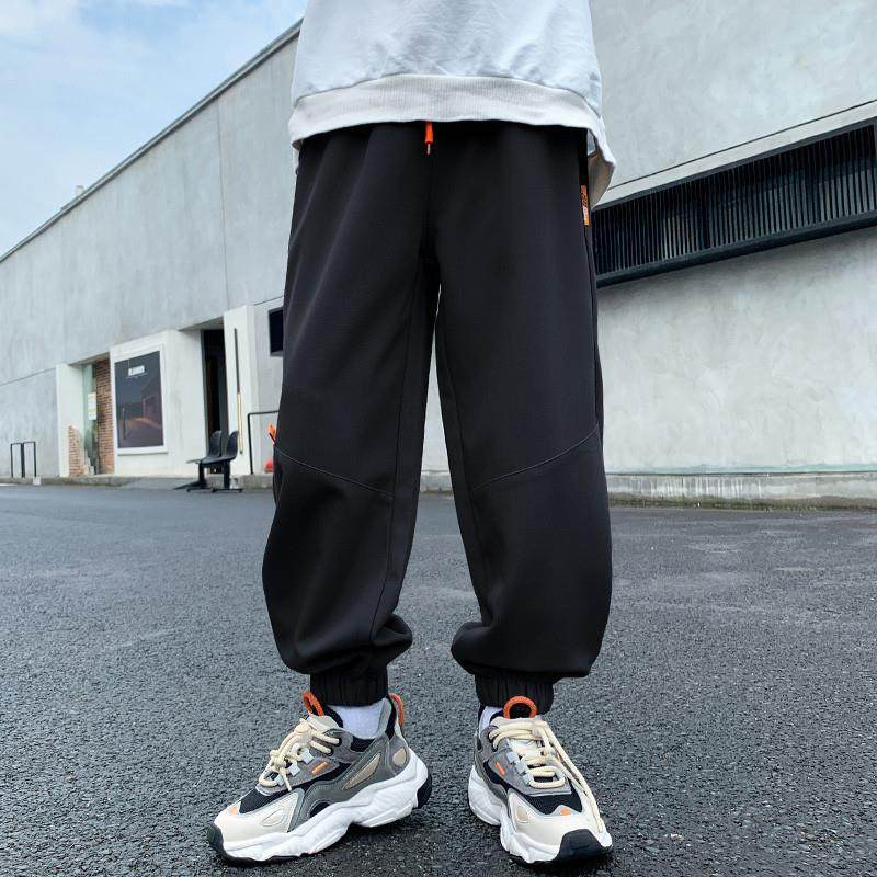 男童卫裤春秋款时髦2023新款中大儿童秋装男孩运动长裤子秋季休闲