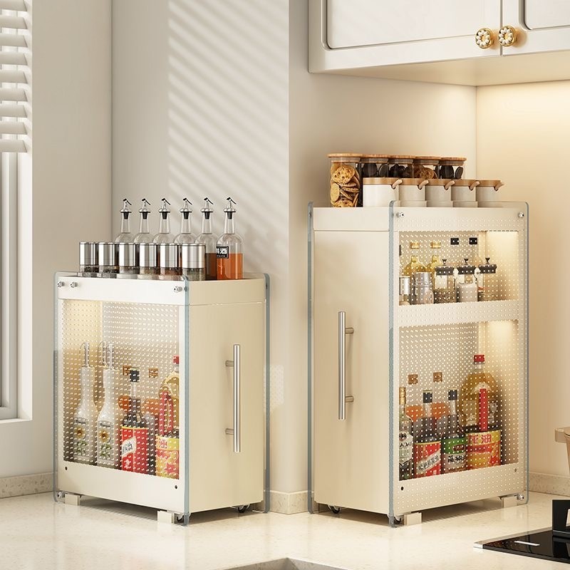 厨房置物架调料柜多层抽拉式调料收纳架油盐酱醋调味品窄边储物架,厨房/烹饪用具,调料置物架,淘宝优惠券,粉丝福利购,淘宝优惠卷