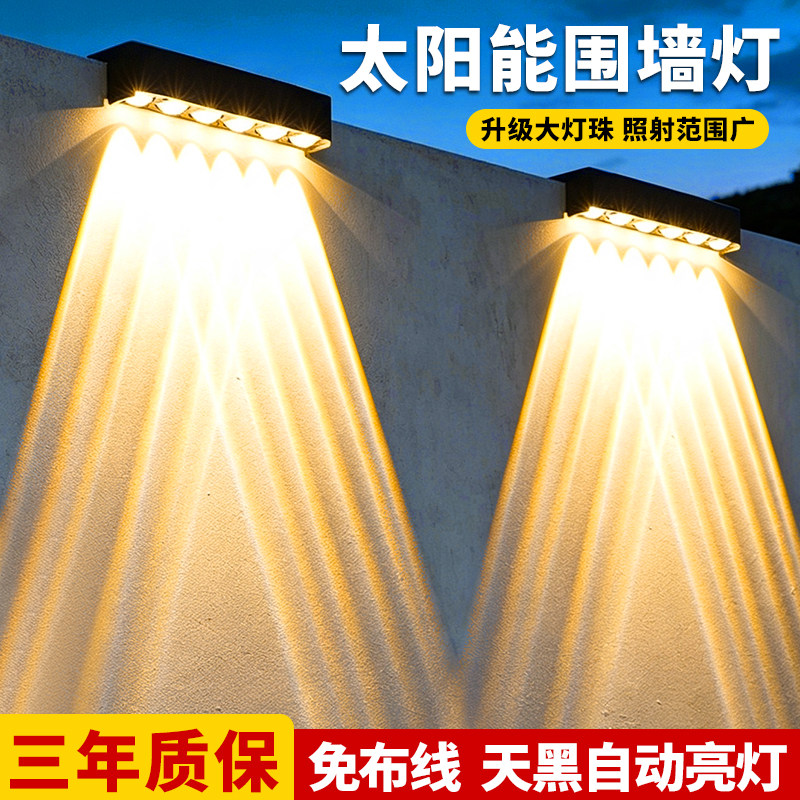 太阳能户外防水洗墙射灯图片
