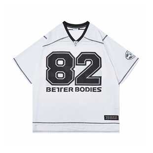 BETTERBODIES柏德宝运动五分短袖男宽松训练GASP健美T恤健身衣服