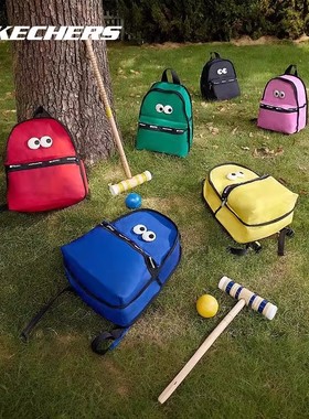 Skechers斯凯奇男女搞怪大眼怪双肩包时尚多巴胺包妈咪包L423U137