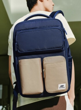 Skechers斯凯奇双肩包2025年新品书包男女款笔记本电脑包L124U072
