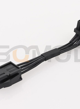 246-GPU显卡转换线转向线6P母/6P公90度 弯头黑色排线 显卡弯头线 显卡拐弯线  解决布线问题GPU显卡线 6PIN