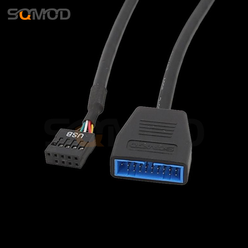 SQMOD机箱前置USB3.020P转9P