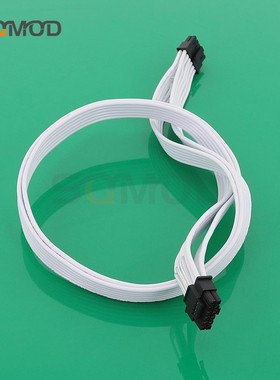 SQC36直连原生12+4PIN原生PCIE5.0 ATX3.0模组线3090TI/4090显卡供电线 16PIN对16PIN 公对公 16AWG白色并线