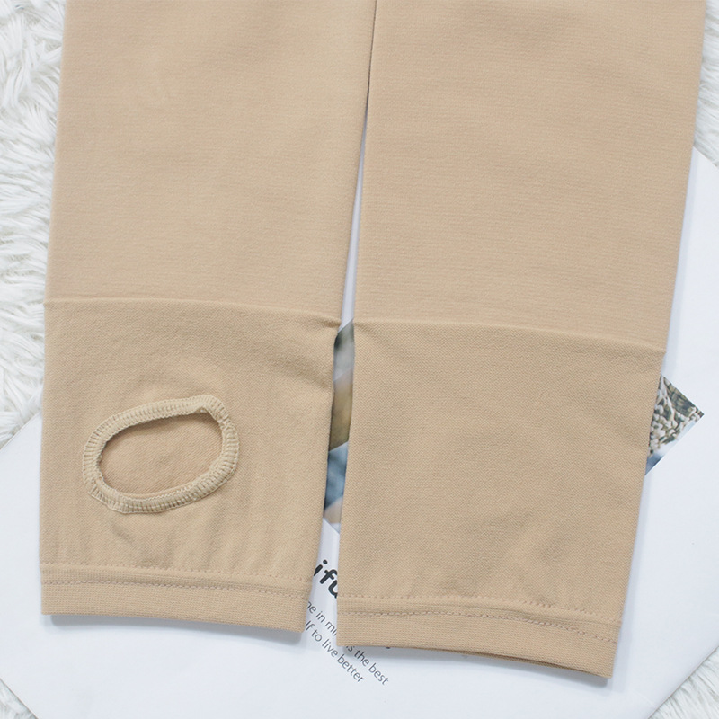 女士 秋冬肤色加绒打底裤肉色光腿神裤锦纶150克龙爪毛一体连裤袜