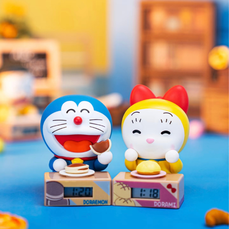 麦和哆啦A梦周边课堂时钟盲盒