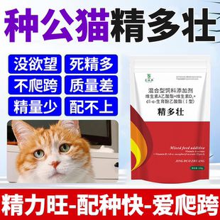 公猫专用促发晴的精子配种药公狗精子少狗狗无精死精不孕不配种