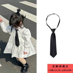 饰 儿童小孩领带英伦男童女童中小学生校服表演纯色领花幼儿园服装