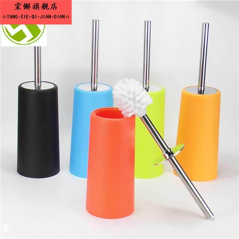 新款死角卫生间圆刷塑料带底座厕所清洁刷用品替换头马桶刷套装