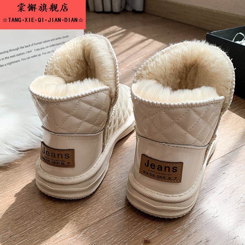 雪地靴女2025年新款秋季百搭防水防滑加绒加厚洋气保暖棉鞋女鞋子