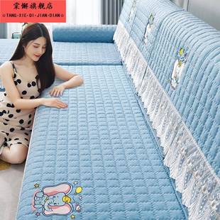通用座垫防滑坐垫子全包套罩加厚北欧简约套盖布巾 沙发垫四季