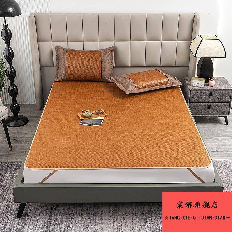 热门新款加密藤席床单居家双人床宿舍学生空调午睡凉席可折叠席子