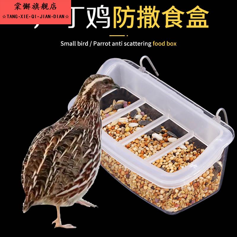 芦丁鸡喂食器大号悬挂笼子式宠物碗卢小鸡鸽子食槽自动喂食饮水器