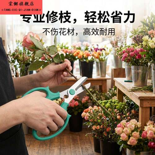 花剪园艺花艺剪刀修枝花店修剪花枝鲜花花艺师插花专用剪刀工具