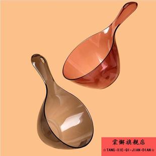 水瓢塑料不烂水勺厨房食品级小号迷你面瓢家用儿童洗澡创意水舀