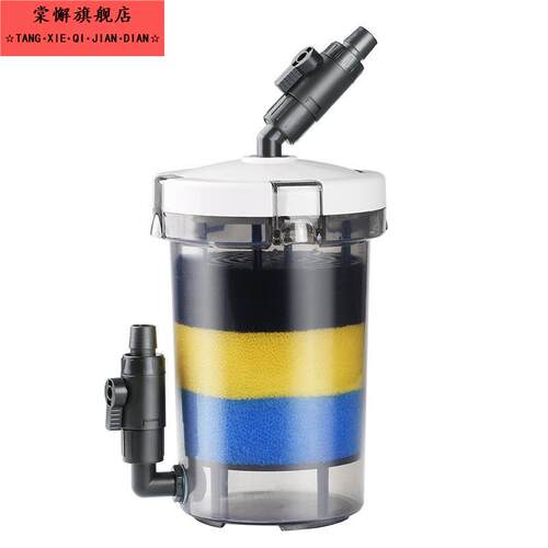 鱼缸过滤器透明过滤桶水族箱过滤设备前置草缸静音外置桶 LW 系列