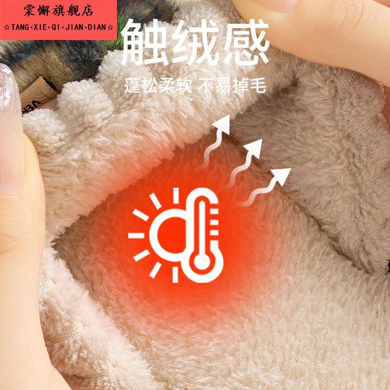 2025新款棉拖鞋男女居家室内加绒保暖毛毛绒拖秋冬季女式加厚家居