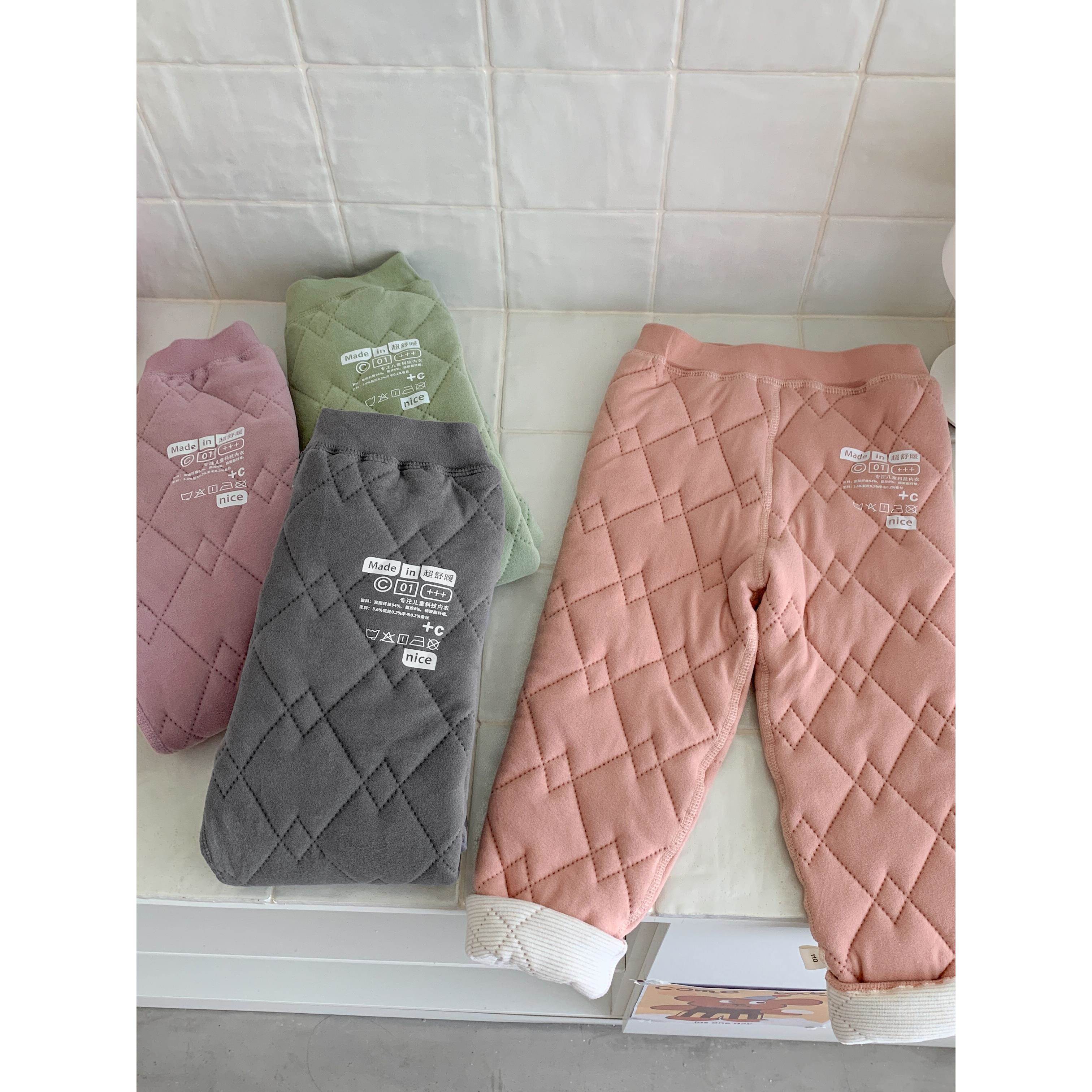 校服神器儿童保暖裤棉裤内穿秋冬季加厚男女童加绒裤子宝宝打底裤