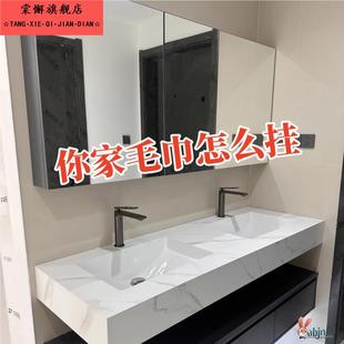 毛巾架子卫生间免打孔强力浴巾架浴室置物架伸缩毛巾杆挂钩 吸盘式